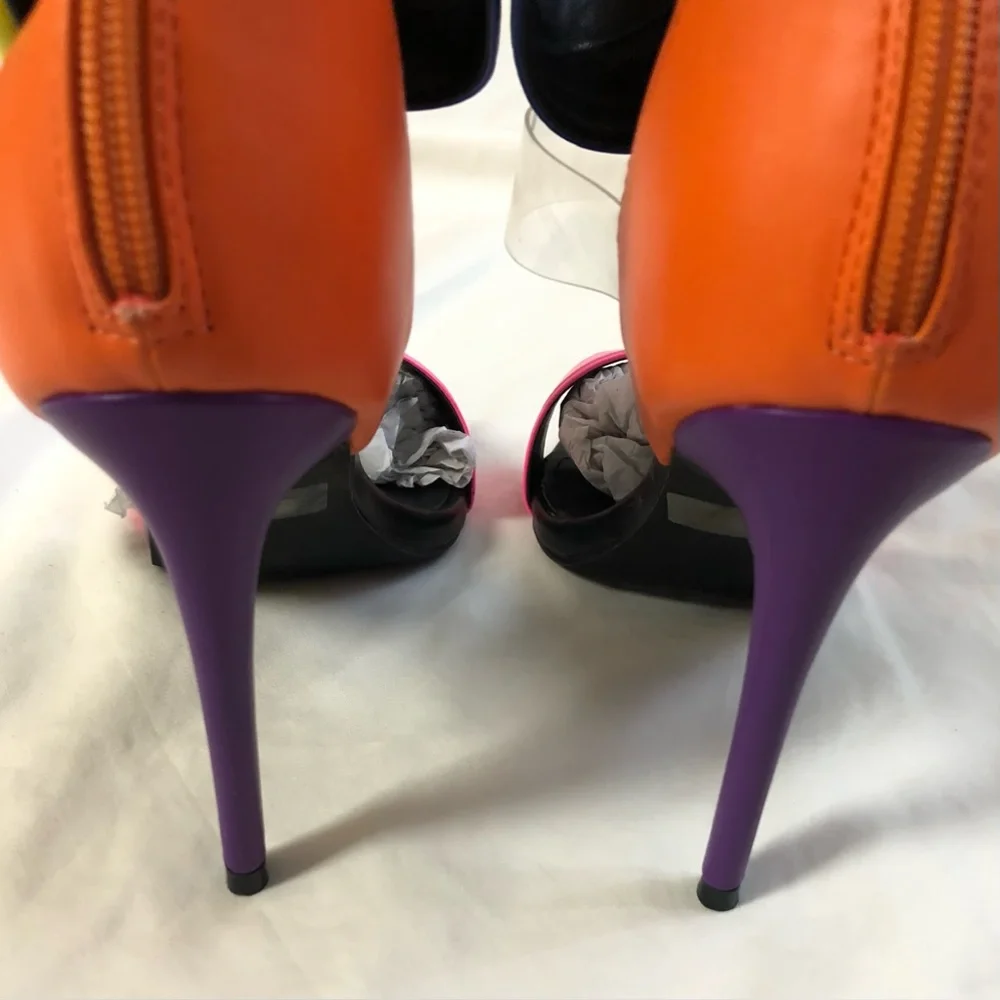 Cute Sexy High heel sandals cape robbin size: 9 color: multicolored - Picture 5 of 10